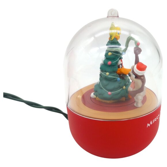 Hallmark Keepsake Ornament Decorator Taz Looney Toons Magic Light Motion 1997 - Picture 5 of 16